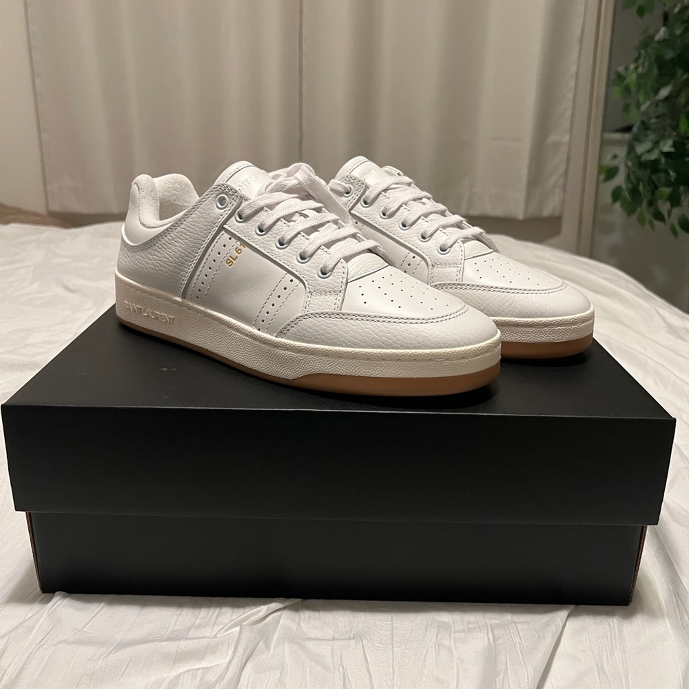 YSL SL/61 White Sneakers